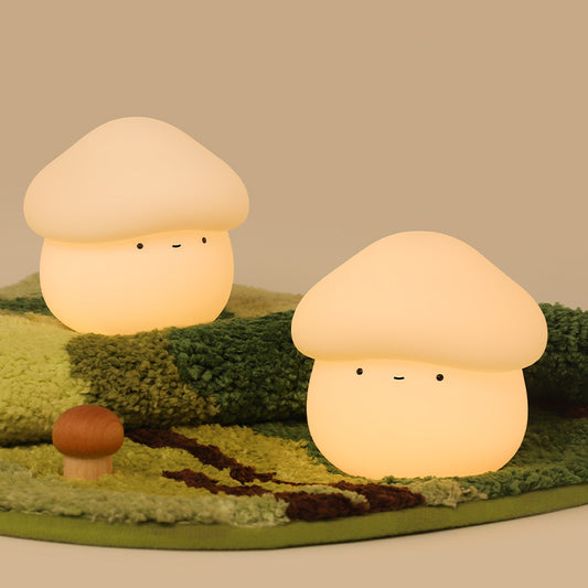 Cute Mushroom Silicone Night Light