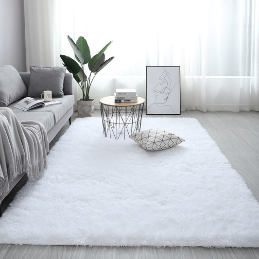 Soft Nordic Fluffy Rug – Large & Anti-Slip