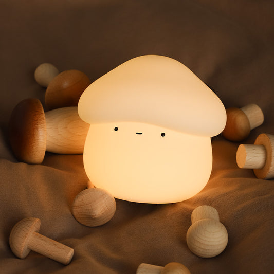 Cute Mushroom Silicone Night Light